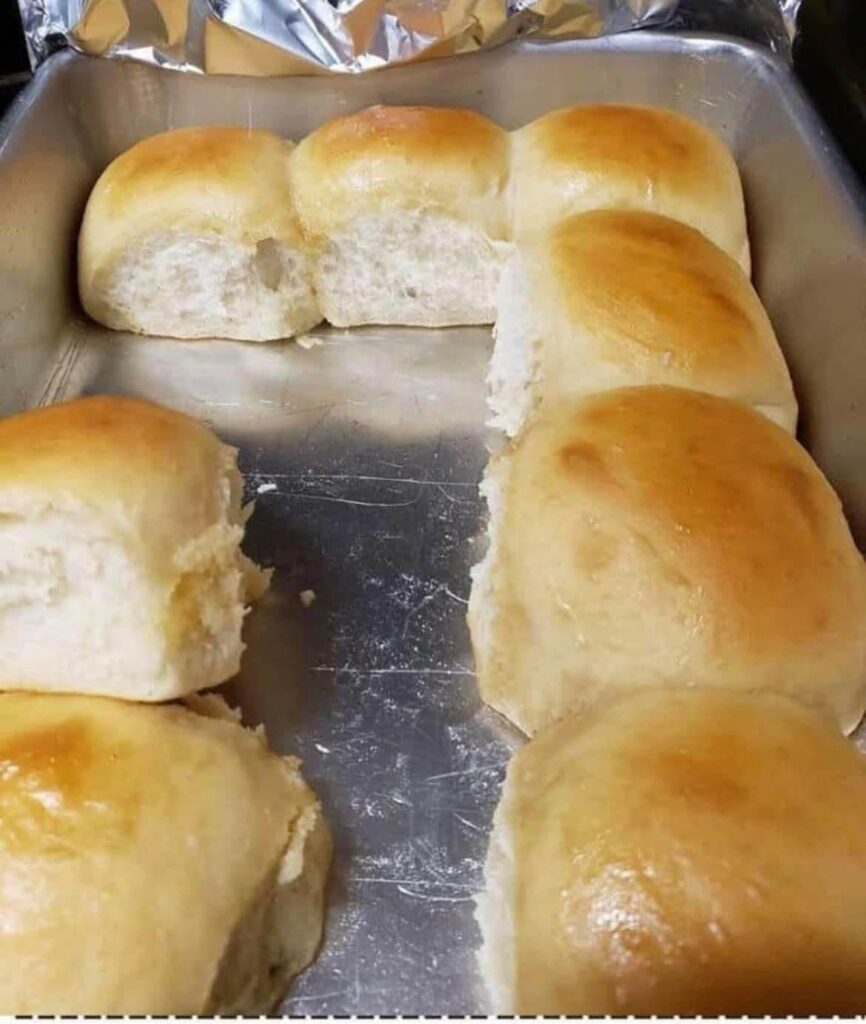 EASY BIG FAT YEAST ROLLS Grandma's cooking